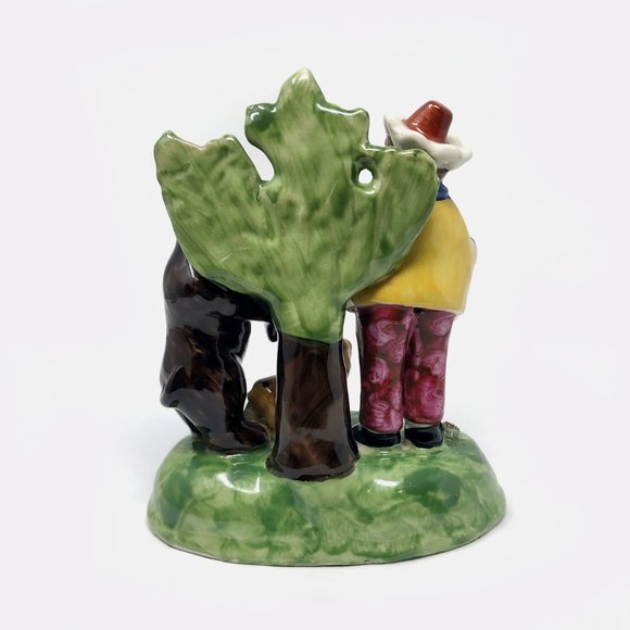 Savoyard & Dancing Bear Staffordshire Figurine Reproduction - Picture 4 of 8